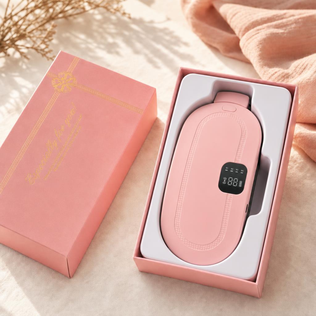 Cinturón térmico en caja regalo rosa